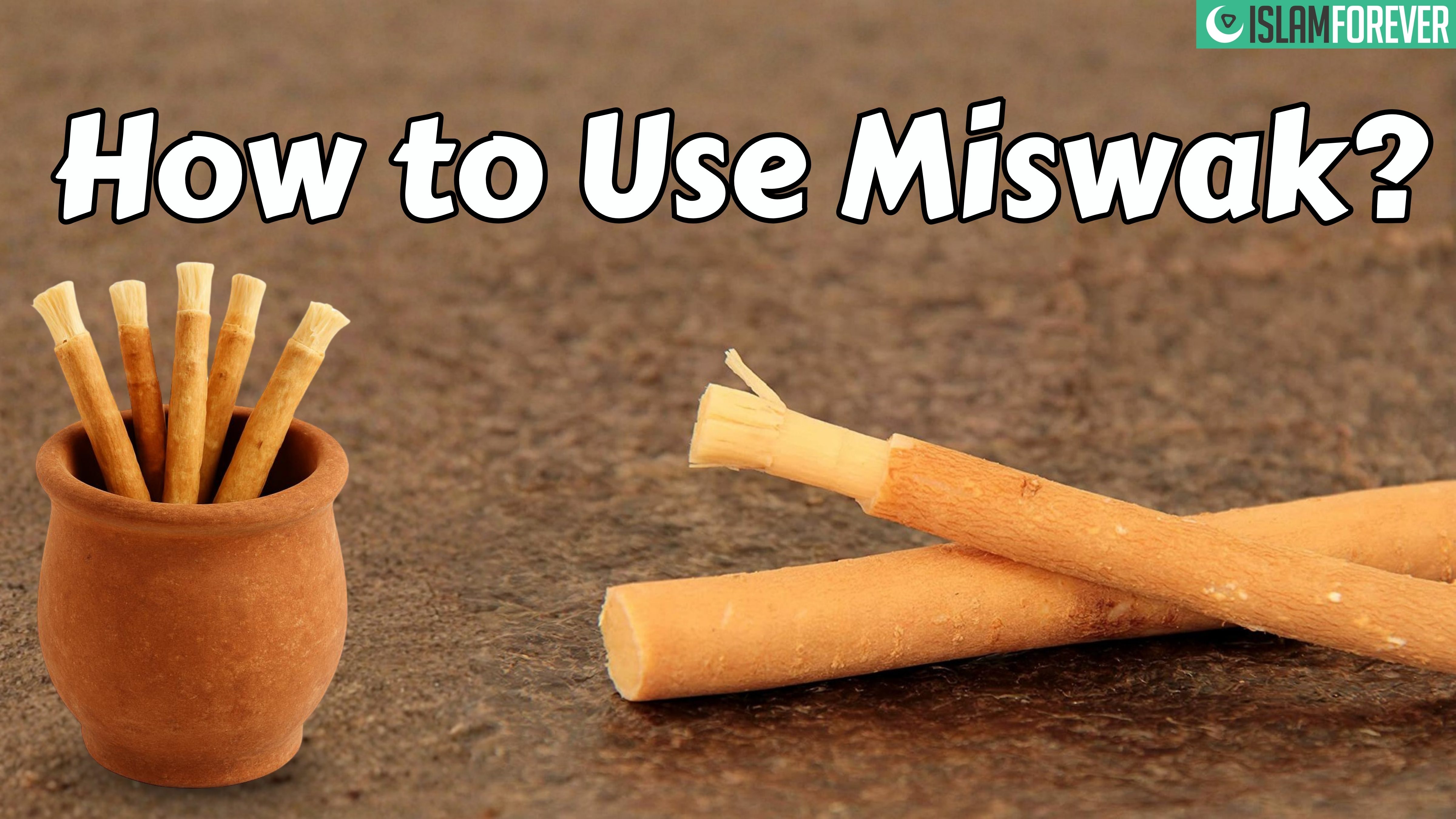 How to Use Miswak